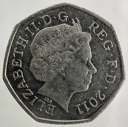 2011 London Olympics Boxing Team 50p Fifty - Pence Coin | Collectable Grade