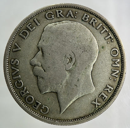 1922 George V Half - Crown Silver Coin | Fine Collectable Grade