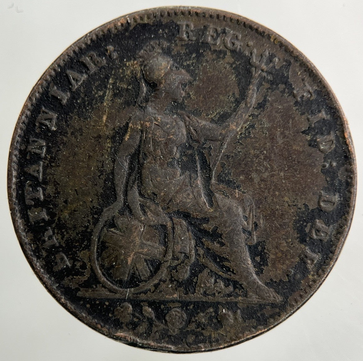 1853 Victoria Farthing Coin | Fine Collectable Grade