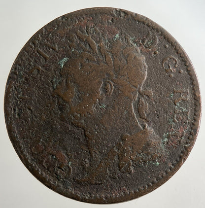 1822 Irish Half - Penny Coin | Fine Collectable Grade