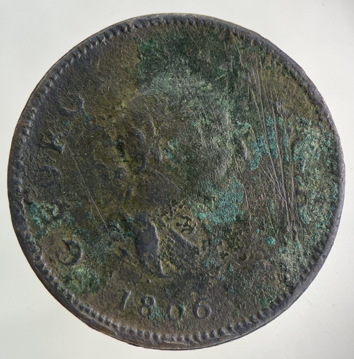 1806 George III 3rd Half - Penny Coin | Collectable Grade