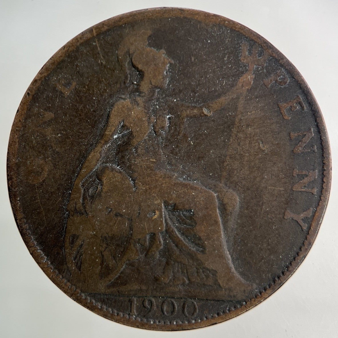 1900 Victoria One Penny Coin | Collectable Grade