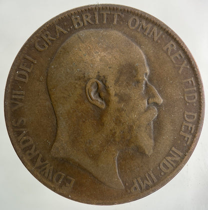 1907 Edward VII One Penny Coin | Collectable Grade