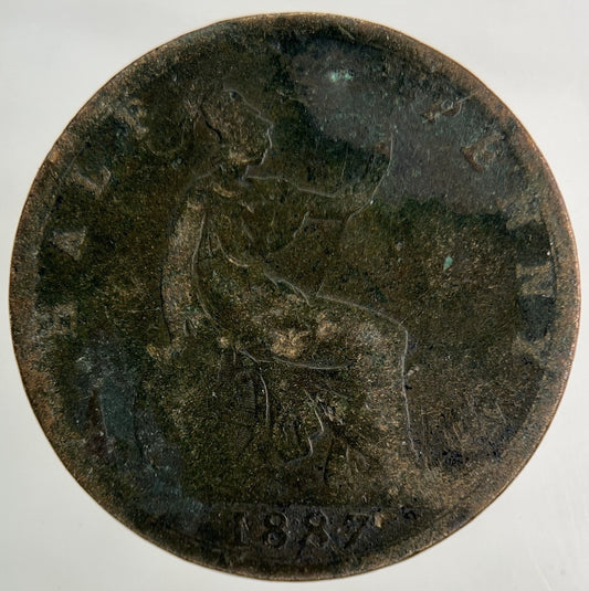 1887 Victoria Half - Penny Coin | Collectable Grade