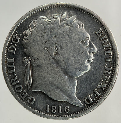 1816 George III 3rd Sixpence Silver Coin | Fine Collectable Grade