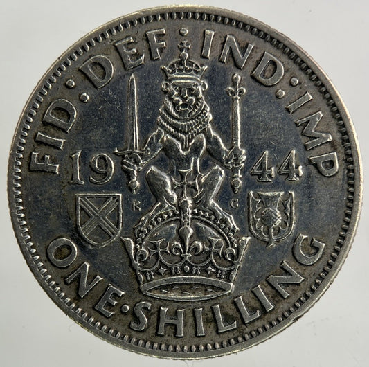 1944 George VI Shilling Silver Coin | Fine Collectable Grade