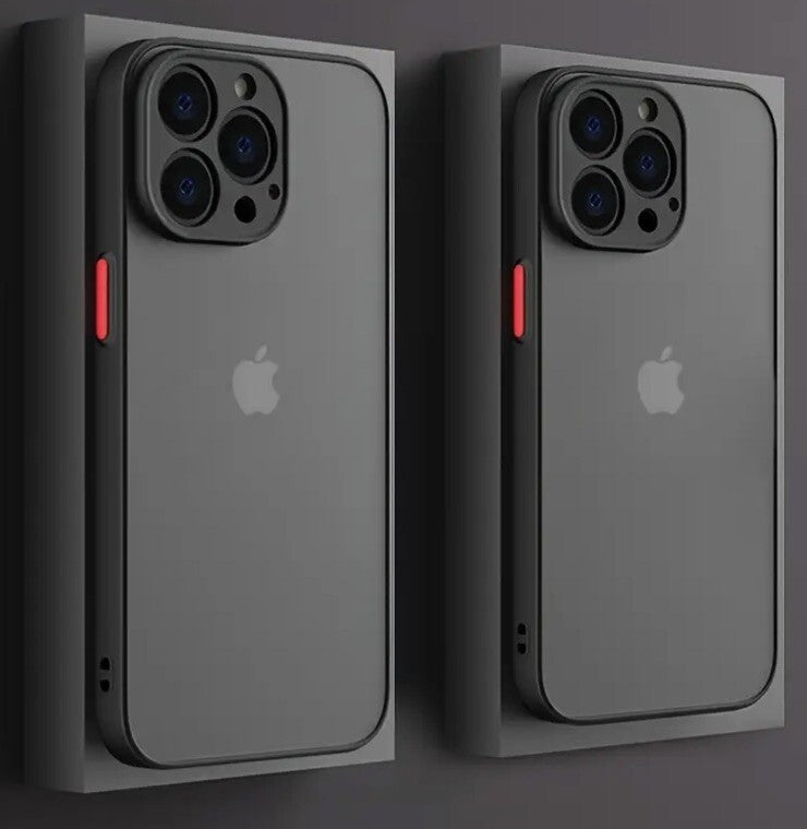1 x iPhone 16 Pro Max Black & Red TPU Slim Case Protector Premium UK Stock
