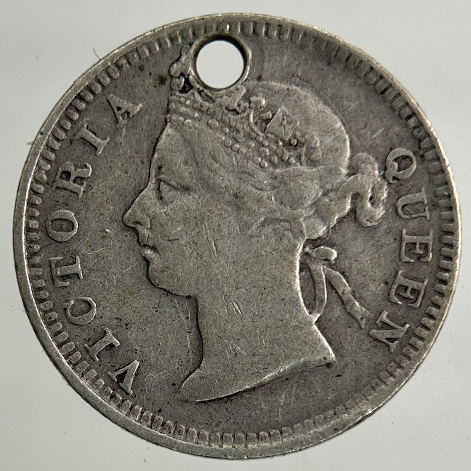 1899 Straits Settlements 5 Cents Silver Coin | Collectable Grade
