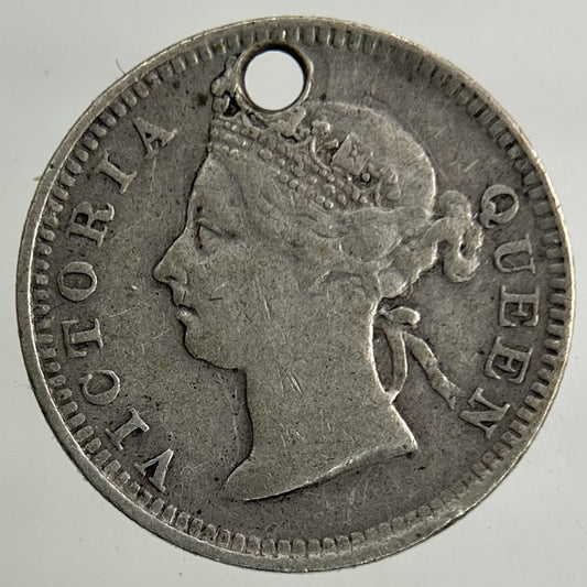 1899 Straits Settlements 5 Cents Silver Coin | Collectable Grade