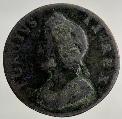 1730 George II 2nd Farthing Coin | Collectable Grade