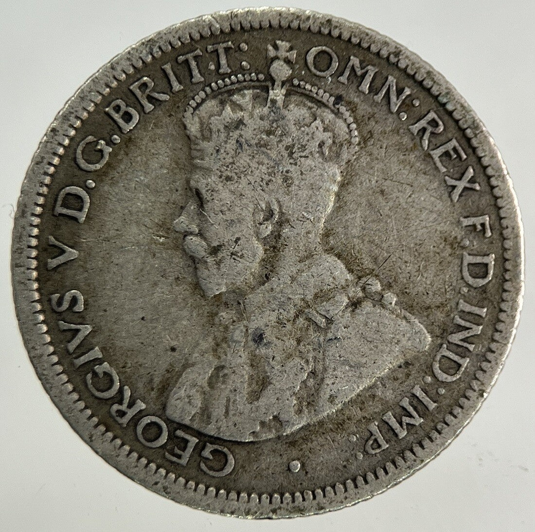 1925 Australia Sixpence Silver Coin | Fine Collectable Grade