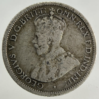 1925 Australia Sixpence Silver Coin | Fine Collectable Grade
