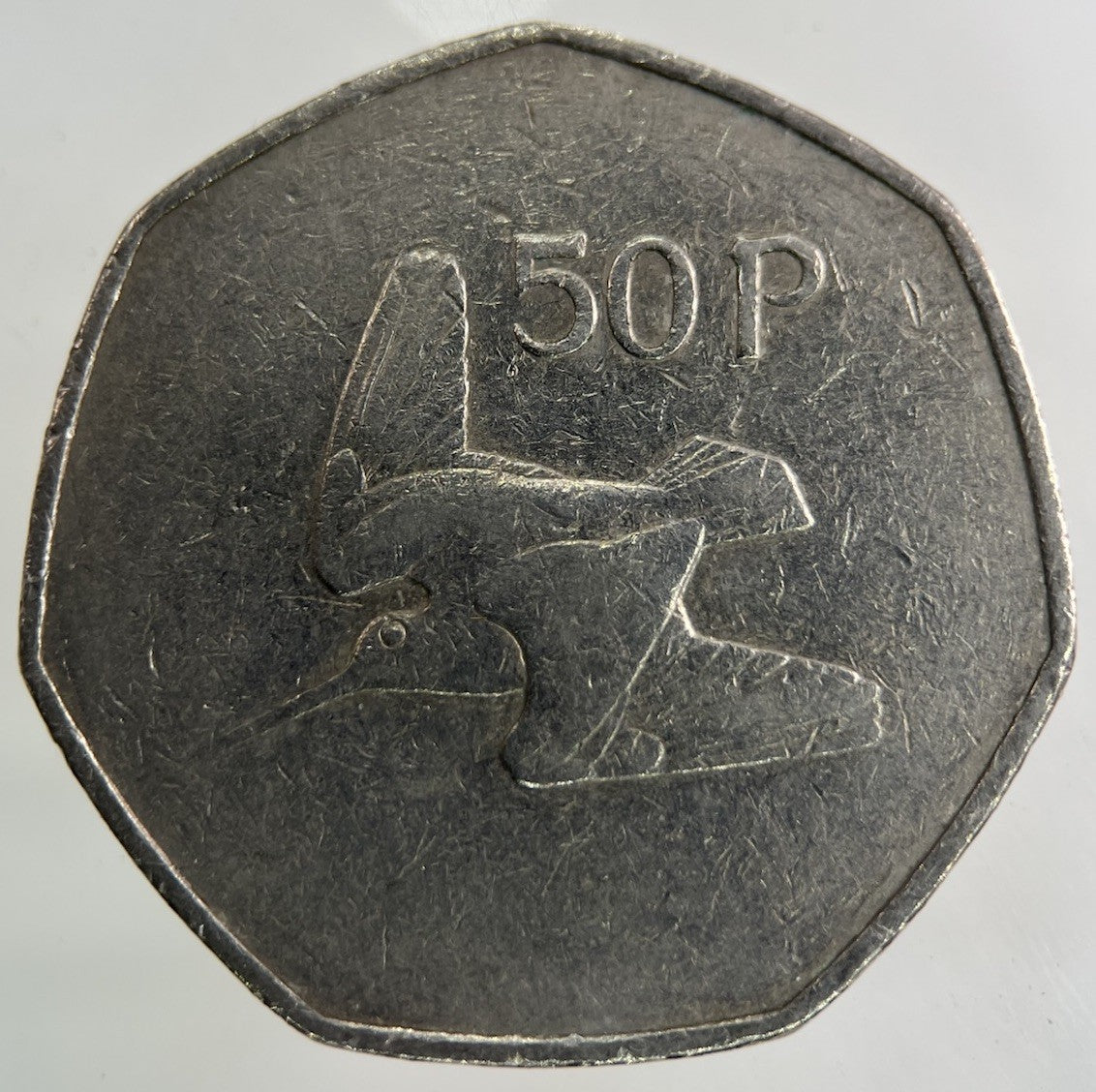 1979 Irish Ireland 50p Fifty Pence Coin | Fine Collectable Grade