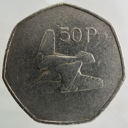 1979 Irish Ireland 50p Fifty Pence Coin | Fine Collectable Grade