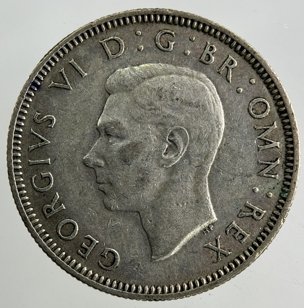 1945 George VI Shilling Silver Coin | Fine Collectable Grade