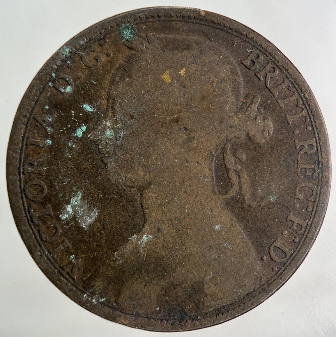 1892 Victoria One Penny Coin | Collectable Grade