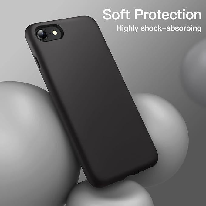 iPhone 7 / 8 PLUS Silicone Black Bumper Shockproof Protective Case