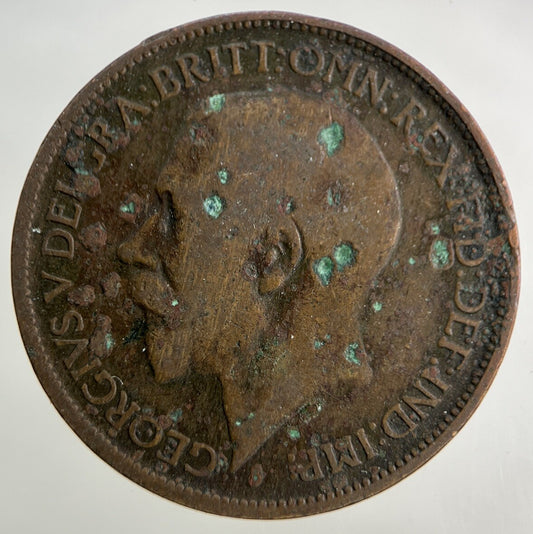 1920 George V Half - Penny Coin | Collectable Grade