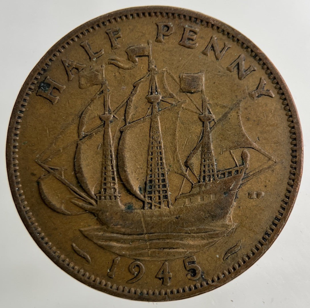 1945 George VI Half - Penny Coin | Collectable Grade