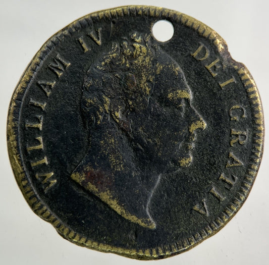 1831 British William IV Coronation Token Coin | Collectable Grade