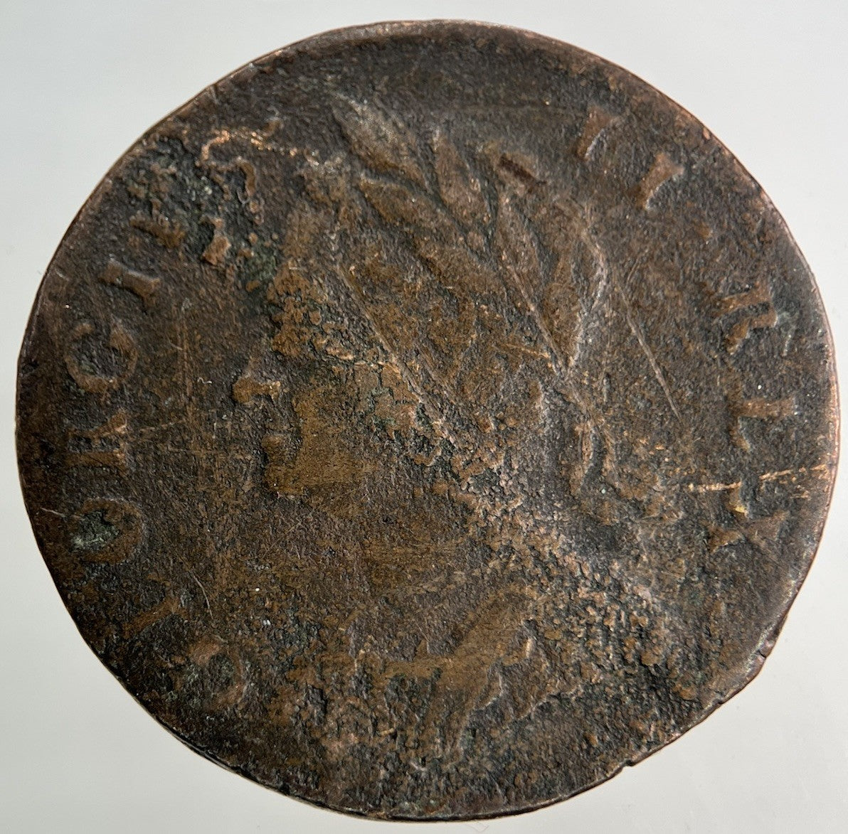 1748 George II 2nd Half - Penny Coin | Fine Collectable Grade