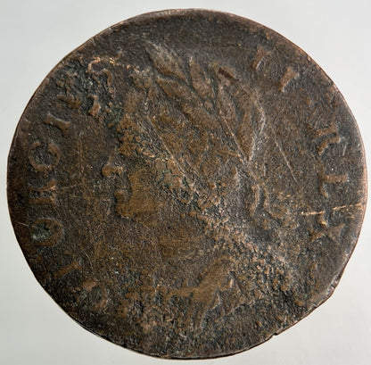 1748 George II 2nd Half - Penny Coin | Fine Collectable Grade