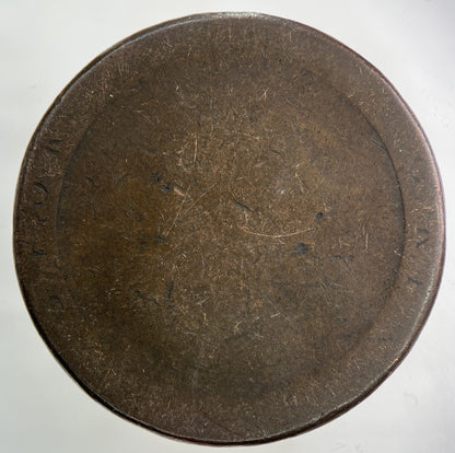 1797 George III 3rd Cartwheel One Penny Coin | Worn Grade