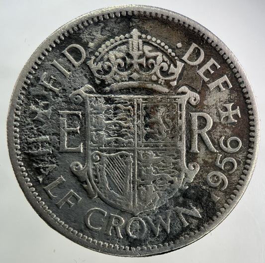 1956 Elizabeth II 2nd Half - Crown Coin | Fine Collectable Grade