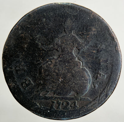 1724 George I 1st Farthing Coin | Collectable Grade
