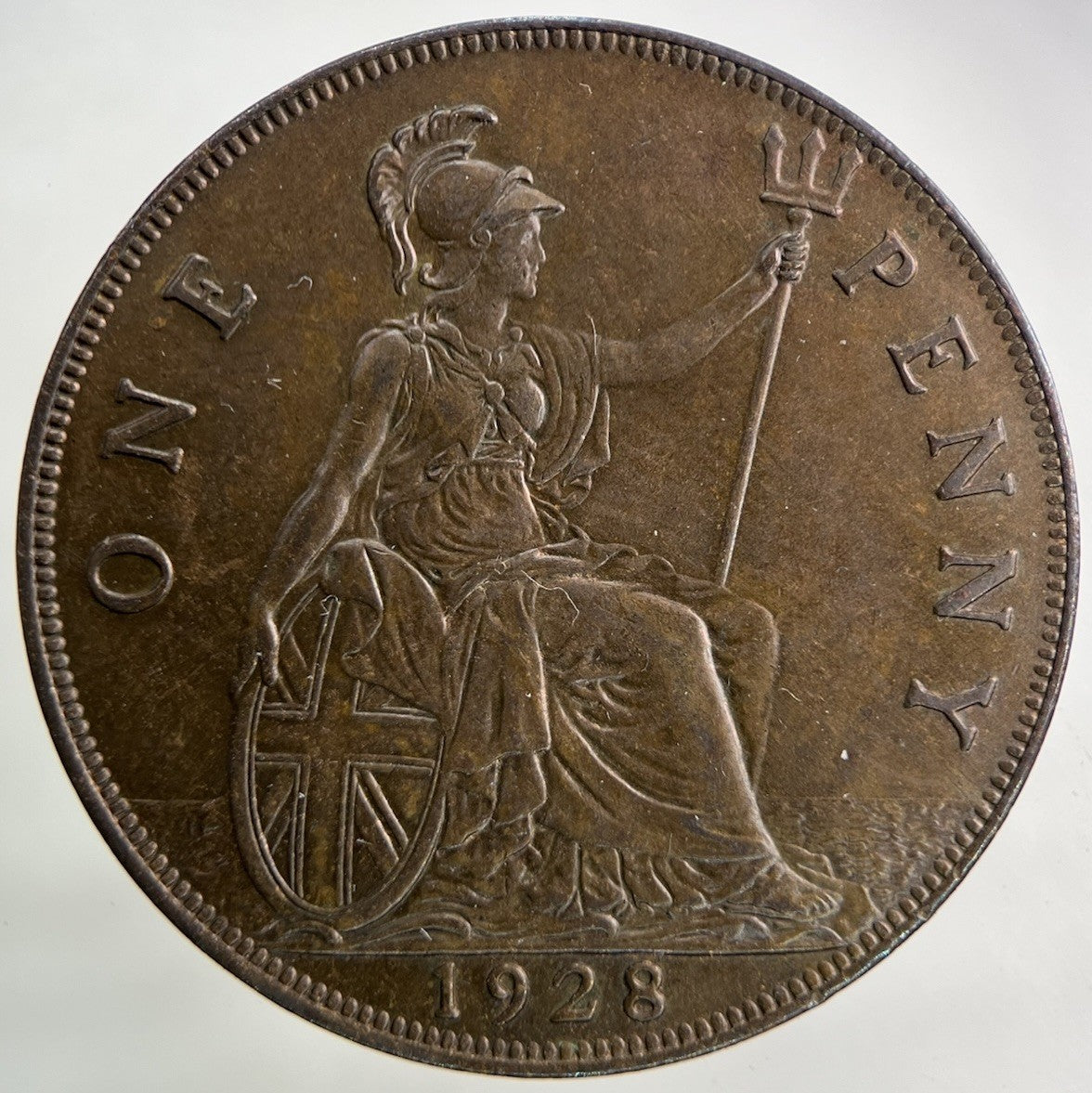 1928 George V Penny Coin | Very High Grade