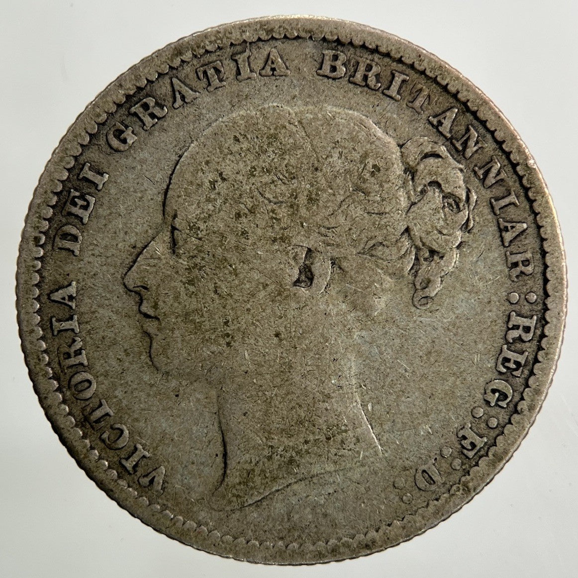 1885 Victoria Shilling Silver Coin | Collectable Grade