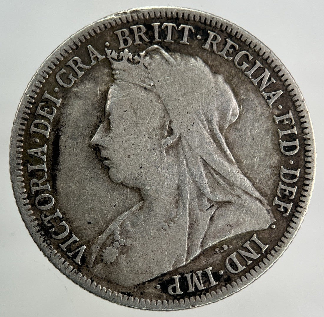 1899 Victoria Shilling Silver Coin | Fine Collectable Grade