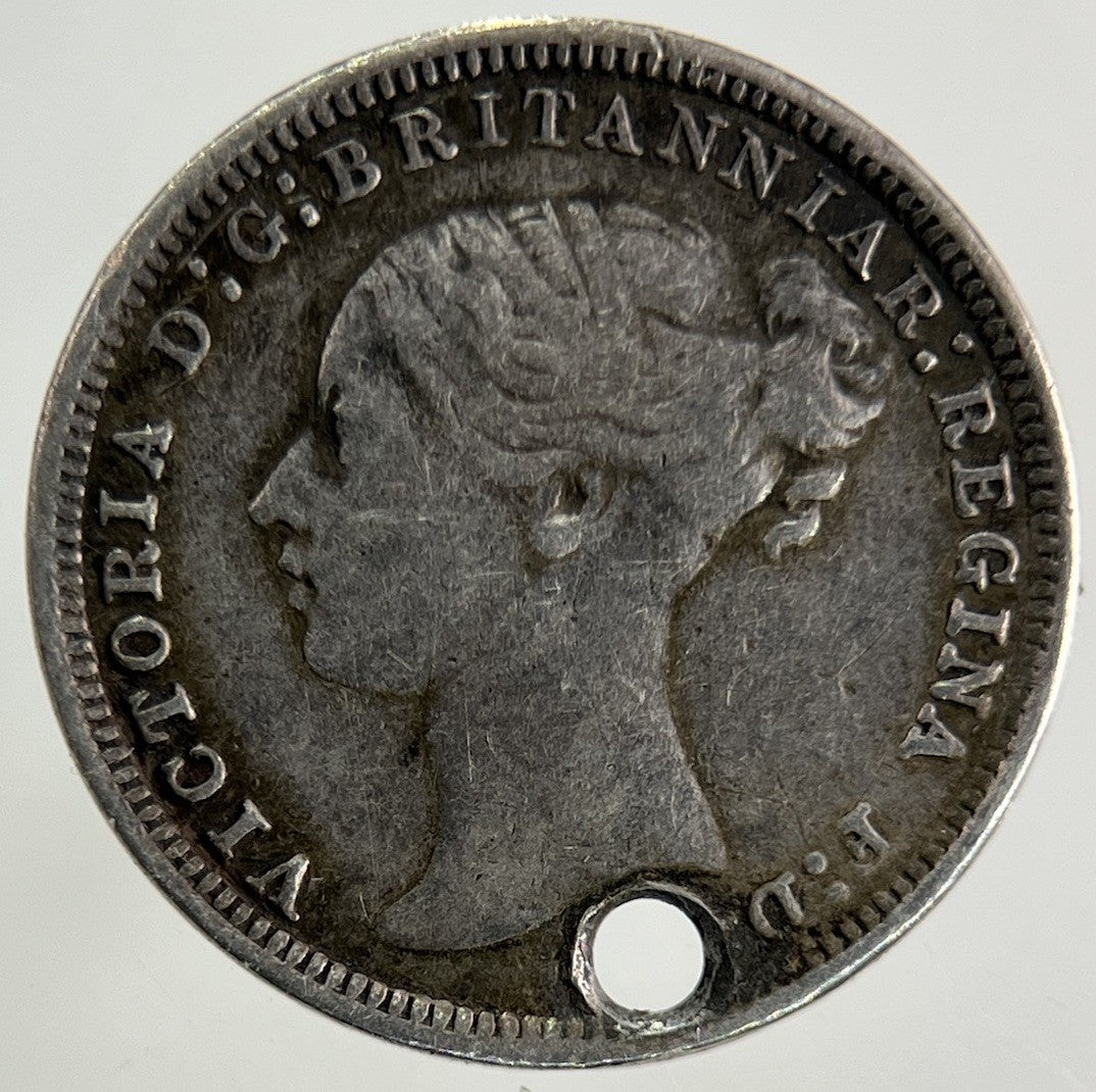 1868 Victoria Threepence Silver Coin | Very High Grade