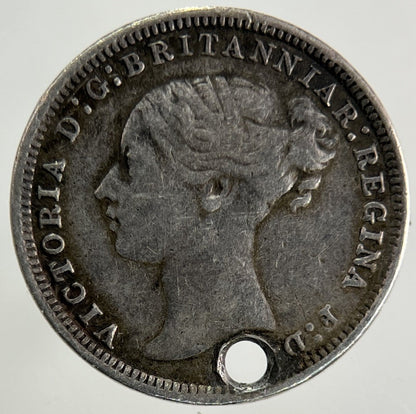 1868 Victoria Threepence Silver Coin | Very High Grade