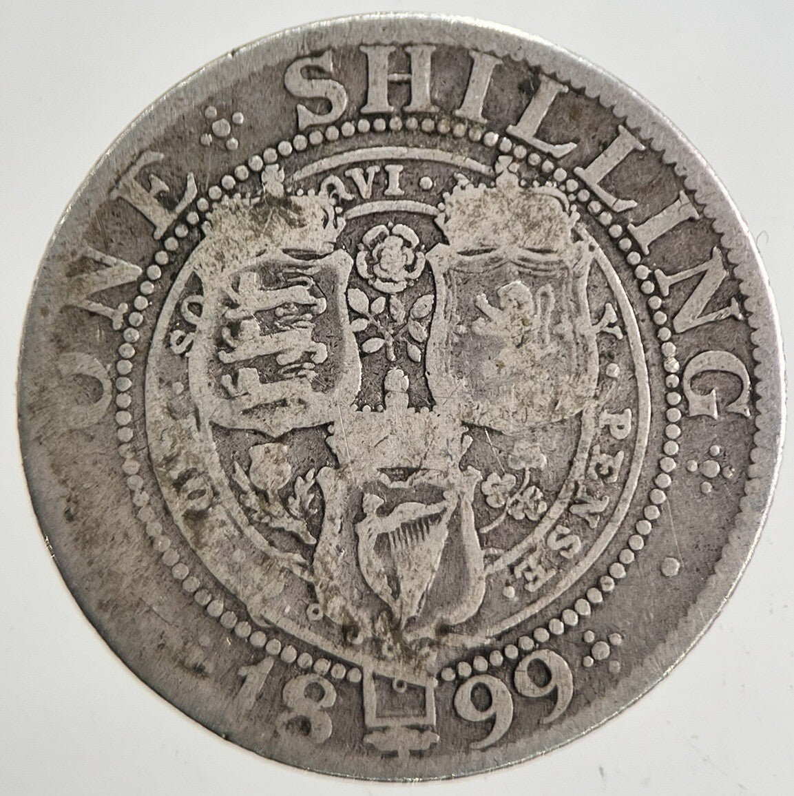 1899 Victoria Shilling Silver Coin | Collectable Grade