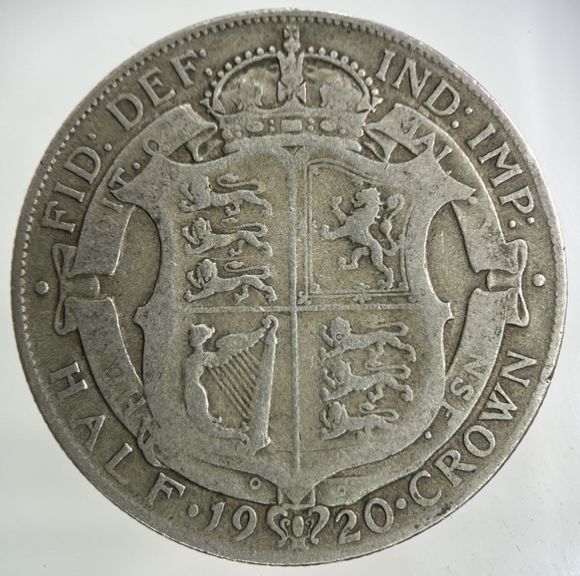 1920 George V Half - Crown Silver Coin | Fine Collectable Grade