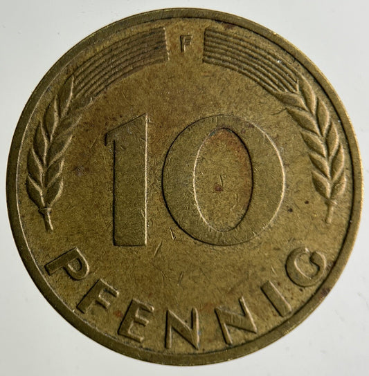 1971 Germany 10 Pfennig Coin | Fine Collectable Grade