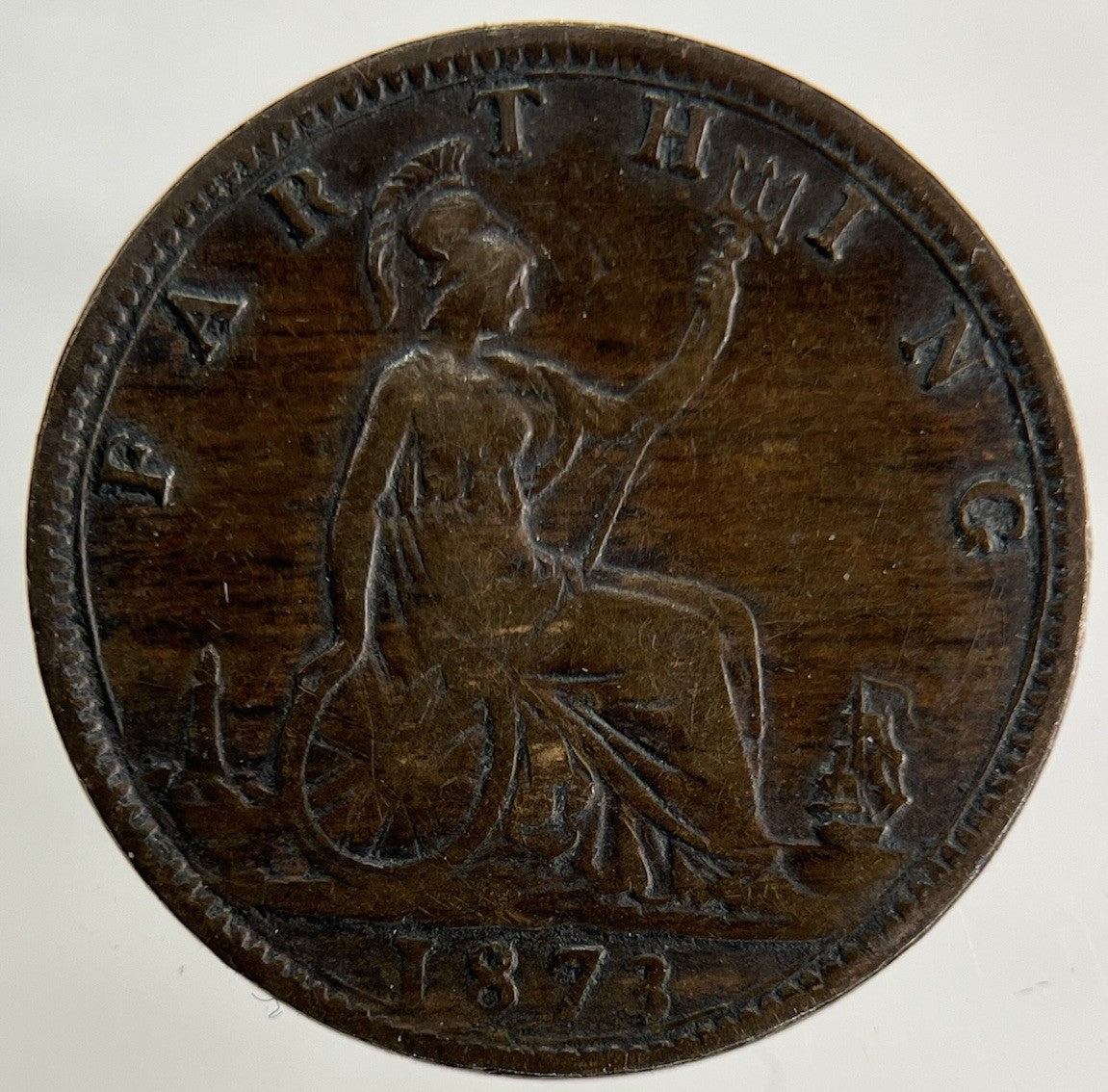1873 Victoria Farthing Coin | Fine Collectable Grade