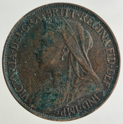 1900 Victoria Farthing Coin | Fine Collectable Grade