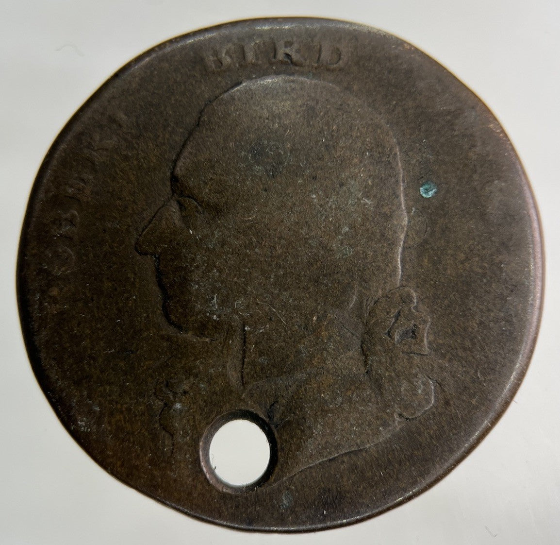 1792 Robert Bird Isle Of Wight Half - Penny Coin | Collectable Grade