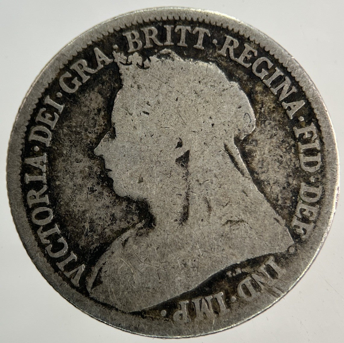 1898 Victoria Shilling Silver Coin | Fair Grade