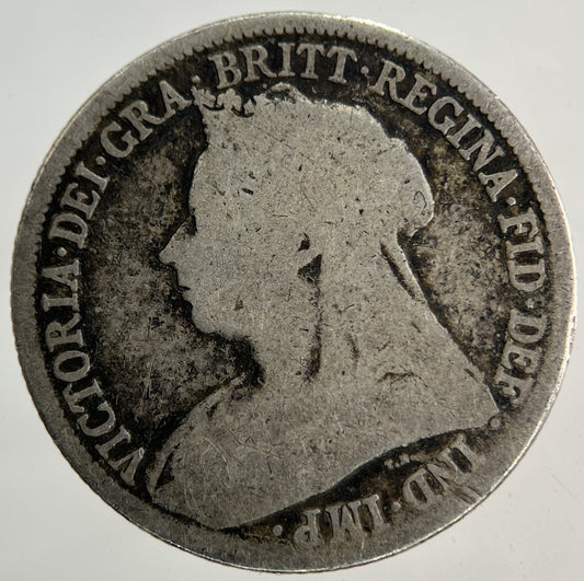 1898 Victoria Shilling Silver Coin | Fair Grade
