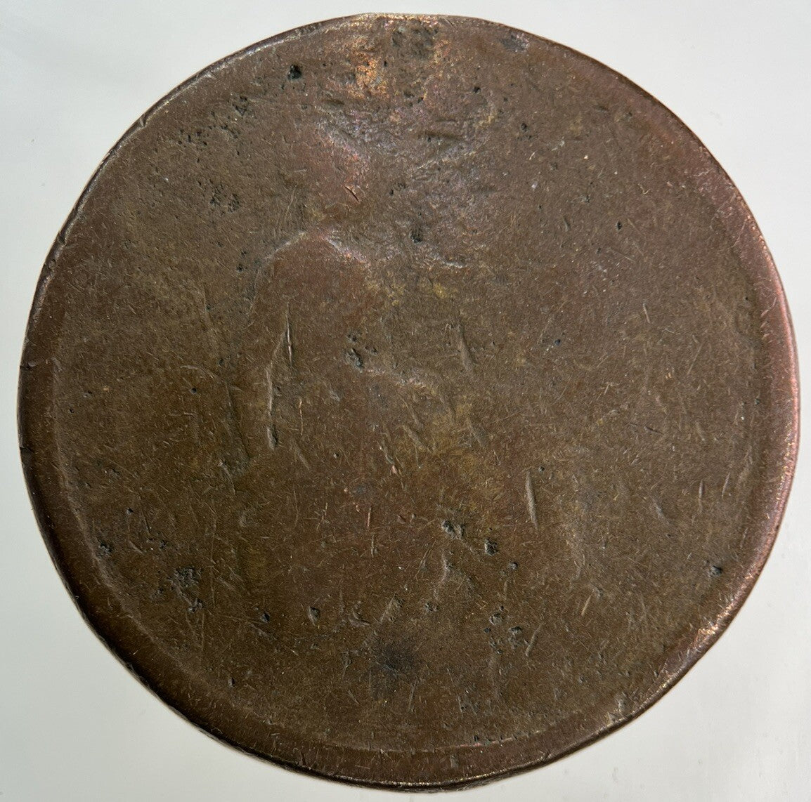 British George IV One Penny Coin | Worn Grade