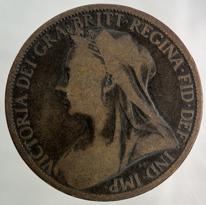 1899 Victoria One Penny Coin | Collectable Grade
