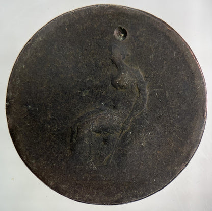 British George III 3rd One Penny Coin | Worn Grade