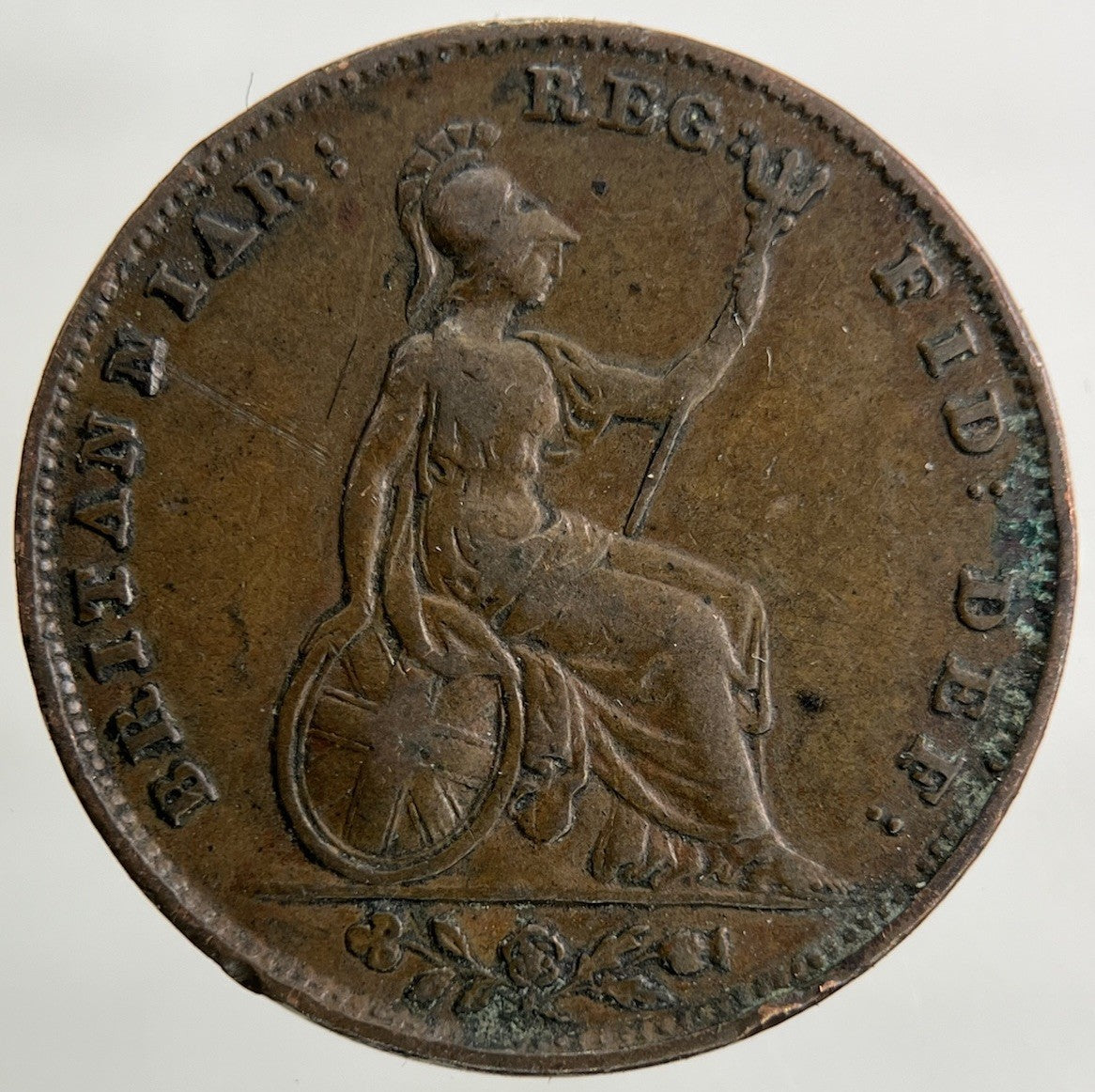 1845 Victoria Farthing Coin | Fine Collectable Grade