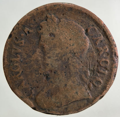 1674 Charles II 2nd Farthing Coin | Collectable Grade