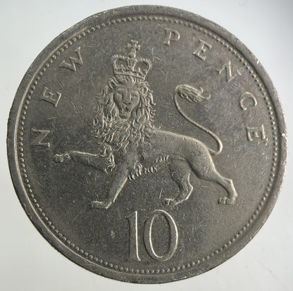 1976 Elizabeth II 2nd 10p Ten - Pence Coin | Fine Collectable Grade
