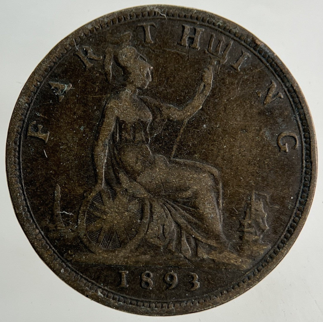 1893 Victoria Farthing Coin | Collectable Grade
