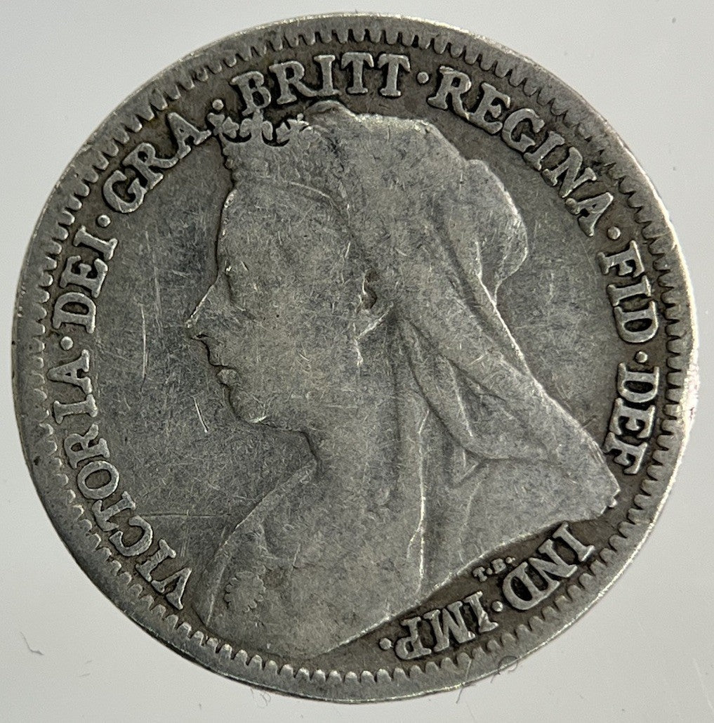 1898 Victoria Threepence Silver Coin | Collectable Grade